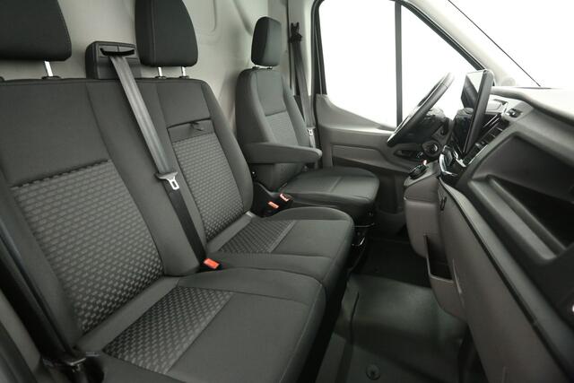 Ford TRANSIT 350 2.0 TDCI 165PK L2H2 Trend | BPM VRIJ | 2800kg | Trekh. | Aut. | Virtual Cockpit | Schuifdeur L+R | 3-Zits | Airco | Cruise | Camera | Carplay.