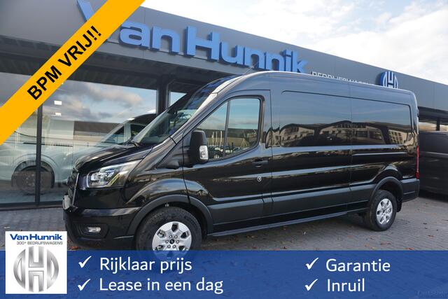 Ford TRANSIT 350L L3H2 Limited AUT-10 RWD 165PK BPM VRIJ Navi, Adap. Cruise, 360° Cam, 3.5T Trekhaak!! NR. A201
