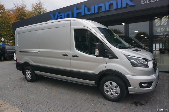 Ford TRANSIT 350L L3H2 Limited AUT-10 RWD 165PK BPM VRIJ Navi, Adap. Cruise, 360° Cam, 3.5T Trekhaak!! NR. A216