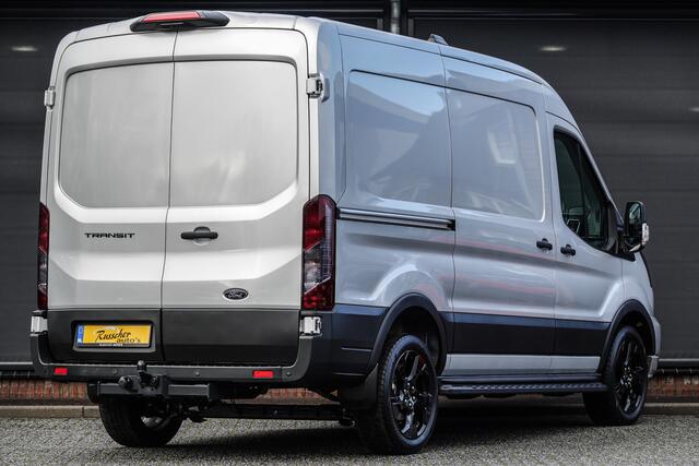 Ford TRANSIT L2H2 | 165Pk A8 Aut. | Raptor Edition | 2x Schuifdeur | Achteruitrijcamera | Trekhaak | 19'' | Moondust Silver