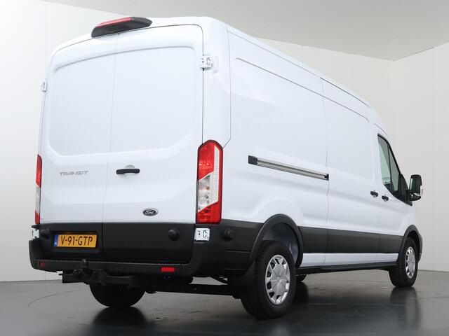 Ford TRANSIT 350 | 2.0 TDCI | L3 H2 | Trend | TREKHAAK 2500 KG AHW | CLIMATE CONTROL | NAVIGATIE | PARKEERSENSOREN V+A | CRUISE CONTROL | BIJRIJDERSBANK | LAADRUIMTE PAKKET | APPLE CARPLAY / ANDROID AUTO | STOEVERWARMING