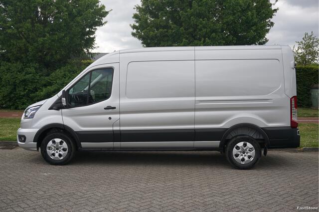 Ford TRANSIT 350L L3H2 Limited AUT-8 130PK BPM VRIJ Navi, Adap. Cruise, 360° Cam, Trekhaak, Xenon!! NR. A253