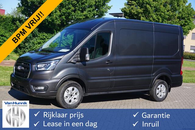 Ford TRANSIT 350M L2H2 Limited AUT-8 165PK BPM VRIJ Navi, Camera, Xenon, Lm Velg, Trekhaak!! NR. A113