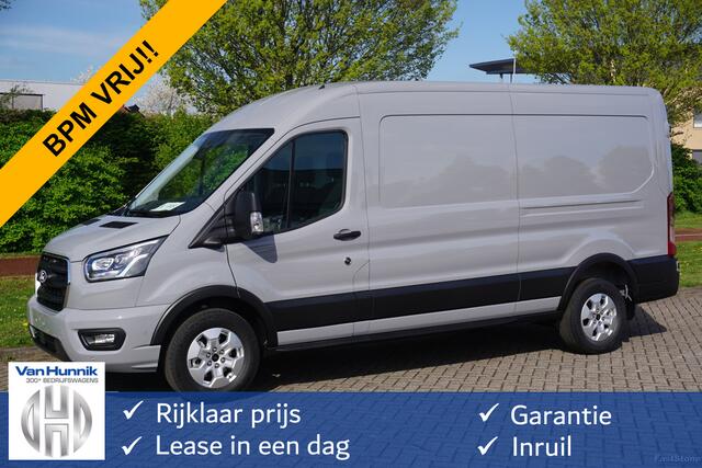 Ford TRANSIT 350L L3H2 Limited AUT-8 165PK BPM VRIJ Navi, Camera, Xenon, Lm Velg, Trekhaak!! NR. A66