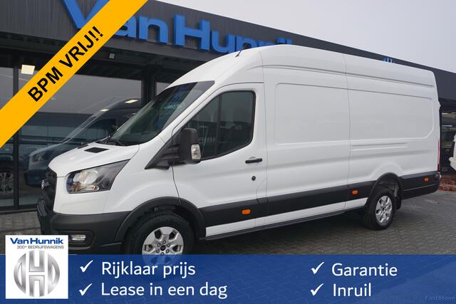 Ford TRANSIT 350L 130PK L4H3 BPM VRIJ!! Navi, 360° Camera, Adap. Cruise, LM Velg!! NR. A173