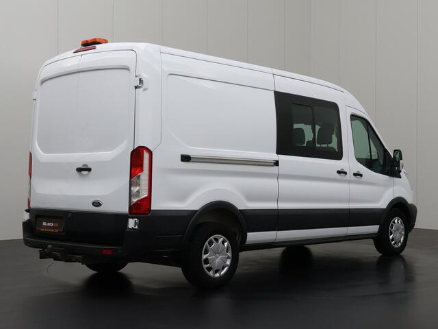 Ford TRANSIT 2.0TDCi 130PK L3H2 Dubbele Cabine | 7-Persoons | Navigatie | Camera | Airco | Cruise | 2800Kg Trekhaak