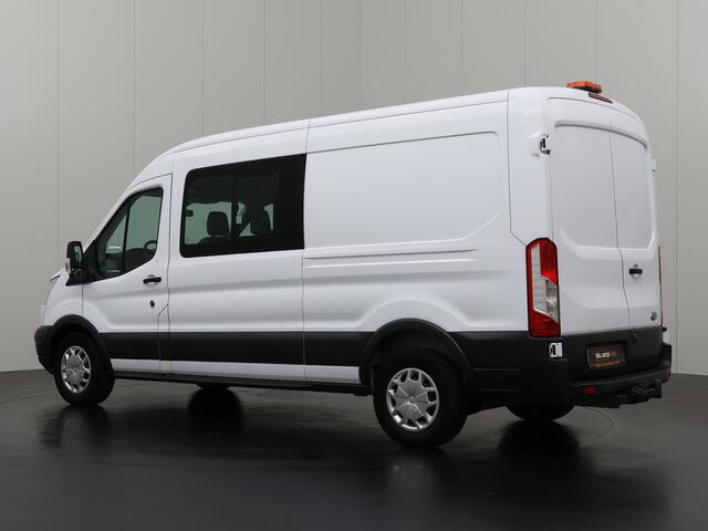 Ford TRANSIT 2.0TDCi 130PK L3H2 Dubbele Cabine | 7-Persoons | Navigatie | Camera | Airco | Cruise | 2800Kg Trekhaak