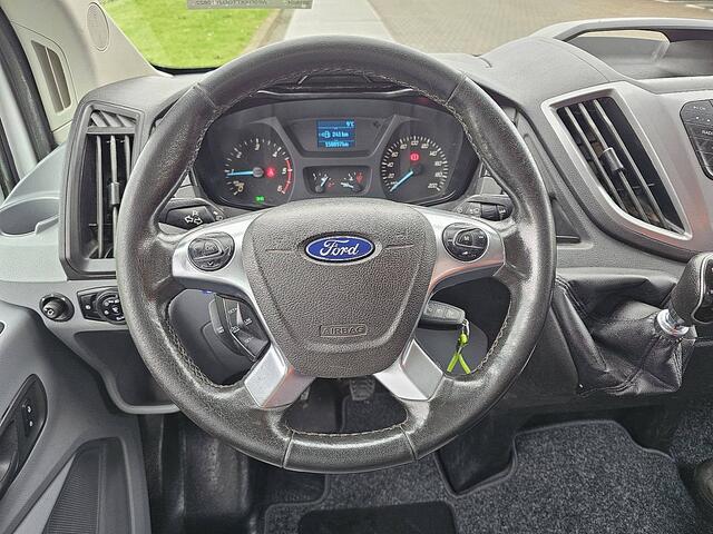 Ford TRANSIT 350 2.0 L3 Open-Laadbak Airco Trekhaak Euro6 130Pk!
