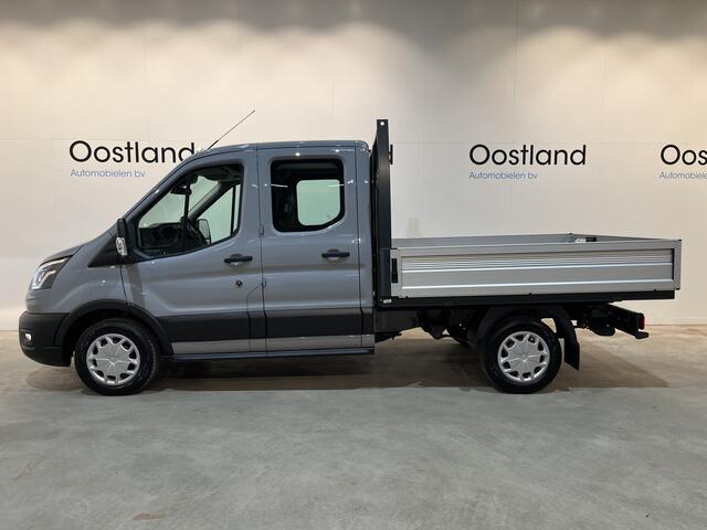 Ford TRANSIT 2.0 TDCI L2H1 130 PK DC Dubbel Cabine Trend Open Laadbak / Euro 6 / Airco / Cruise Control / Trekhaak / Camera / Xenon / 19.400 KM !!