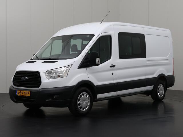 Ford TRANSIT 2.0TDCi 130PK L3H2 Dubbele Cabine | 7-Persoons | Leder | Navigatie | Camera | 2800Kg Trekhaak