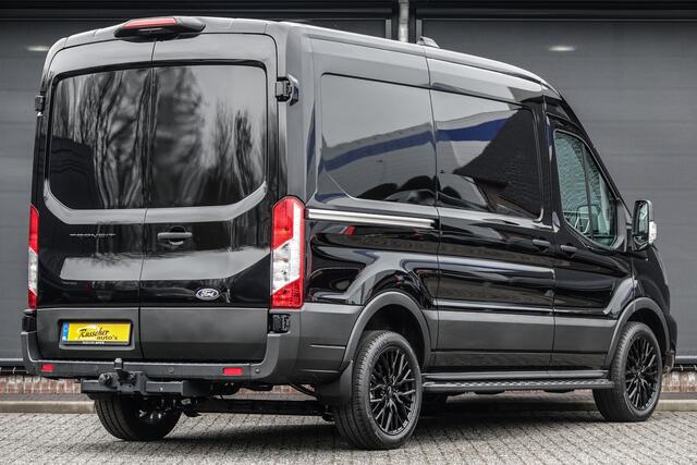 Ford TRANSIT L2H2 | 165Pk A8 Aut. | Raptor Edition | 2x Schuifdeur | Achteruitrijcamera | Trekhaak | 19'' | Agate Black