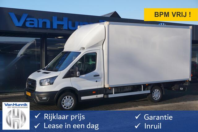 Ford TRANSIT 350L 130PK Bakwagen BPM VRIJ!! Camera, Luchtvering, Dhollandia Klep, Lat om Lat!! NR. JE01*