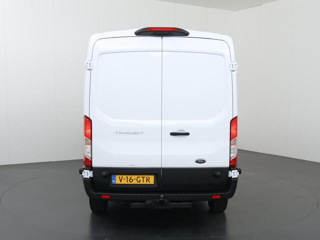 Ford TRANSIT 350 | 2.0 TDCI | L3 H2 | Trend | TREKHAAK 2500 KG AHW | CLIMATE CONTROL | NAVIGATIE | PARKEERSENSOREN V+A | CRUISE CONTROL | BIJRIJDERSBANK | LAADRUIMTE PAKKET | APPLE CARPLAY / ANDROID AUTO | STOEVERWARMING