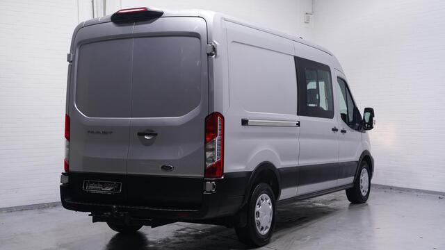 Ford TRANSIT 2.0 TDCi 130 pk L3H2 Dubbel Cabine Airco Camera, Trekhaak, PDC V+A, 6-Zits