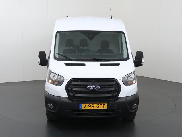Ford TRANSIT 350 | 2.0 TDCI | L3 H2 | Trend | TREKHAAK 2500 KG AHW | CLIMATE CONTROL | NAVIGATIE | PARKEERSENSOREN V+A | CRUISE CONTROL | BIJRIJDERSBANK | LAADRUIMTE PAKKET | APPLE CARPLAY / ANDROID AUTO | STOEVERWARMING