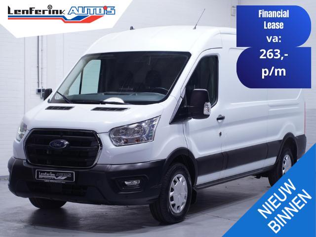 Ford TRANSIT 2.0 TDCI 130 pk L3H2 Trend Airco, Apple Carplay Cruise control, Laadruimte Pakket, PDC V+A, 3-Zits