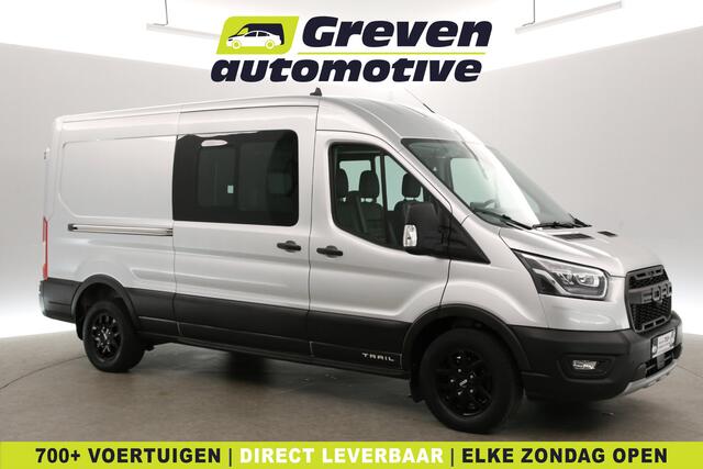 Ford TRANSIT 2.0 TDCI L3H2 170PK Trail | DC | 6-Zits | Airco | Camera | Carplay | Cruise | Bi-Xenon | Trekh. | Parkeersens.