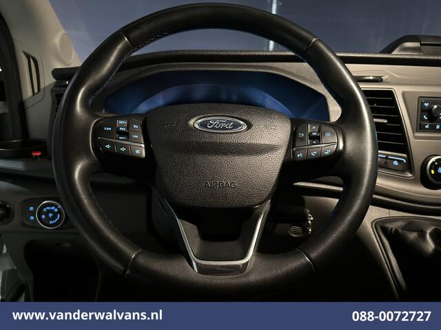 Ford TRANSIT 2.0 TDCI 161pk Bakwagen Laadklep Euro6 Airco | Cruisecontrol | Verwarmde voorruit | 1040kg laadvermogen Bijrijdersbank