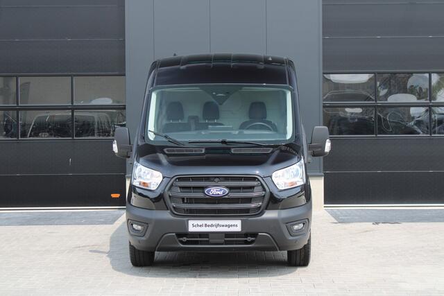 Ford TRANSIT 350 2.0 TDCI L3H2 Trend 130pk - Facelift - 2x Schuifdeur - 360 Camera - Trekhaak - ACC - Stoel & Stoelverwarming - Blind Spot - Navi - 270gr deuren - Rijklaar