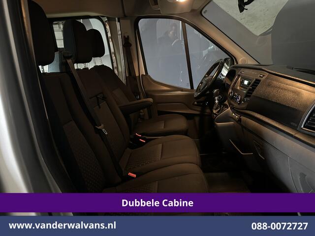 Ford TRANSIT 2.0 TDCI 131pk L3H2 Dubbele Cabine Euro6 Airco | 7-Zits | Imperiaal | 2500kg Trekhaak | Cruisecontrol Verwarmde voorruit, Parkeersensoren