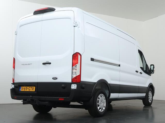 Ford TRANSIT 350 | 2.0 TDCI | L3 H2 | TREND | TREKHAAK 2500 KG AHW | CLIMATE CONTROL | NAVIGATIE | PARKEERSENSOREN V+A | CRUISE CONTROL | BIJRIJDERSBANK | LAADRUIMTE PAKKET | APPLE CARPLAY / ANDROID AUTO | STOEVERWARMING | VOORRUITVERWARMING