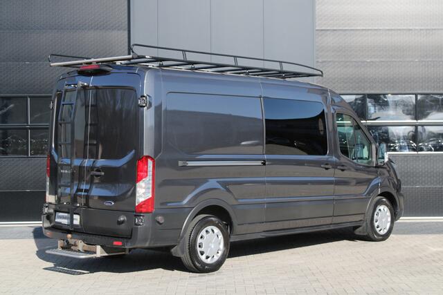 Ford TRANSIT 350 2.0 TDCI L3H2 DC 6Zits Trend 130pk - Trekhaak - Impriaal - Cruise - Raptor Grill - Rijklaar