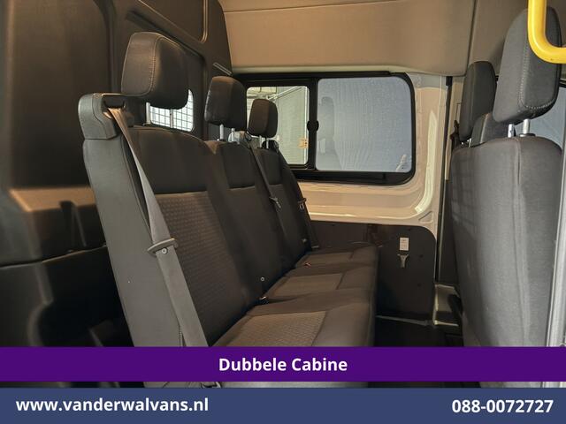Ford TRANSIT 2.0 TDCI 170pk L4H3 Dubbele Cabine Euro6 Airco | 6-zits | Camera | LED | Apple Carplay Cruisecontrol, Android Auto, Stoelverwarming, Verwarmde Voorruit, Parkeersensoren, Bijrijdersbank