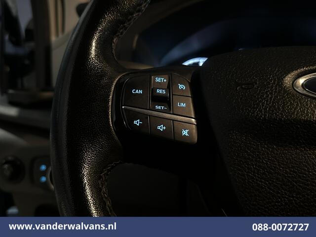 Ford TRANSIT 2.0 TDCI 185pk Automaat L3H2 Euro6 Airco | Camera | Navigatie | Apple Carplay | Cruisecontrol | LED Android Auto, Verwarmde voorruit, Stoelverwarming, LM velgen, Elektrisch verstelbare bestuurdersstoel, Parkeersensoren, Bijrijdersbank