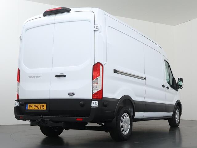 Ford TRANSIT 350 | 2.0 TDCI | L3 H2 | TREND | TREKHAAK 2500 KG AHW | CLIMATE CONTROL | NAVIGATIE | PARKEERSENSOREN V+A | CRUISE CONTROL | BIJRIJDERSBANK | LAADRUIMTE PAKKET | APPLE CARPLAY / ANDROID AUTO | STOEVERWARMING | VOORRUITVERWARMING