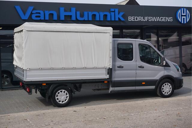 Ford TRANSIT 350L 130PK Doka Open Laadbak L3 BPM VRIJ!! Sync4 Navi, Camera, Adap Cruise, Garantie 2028!! NR. D01*