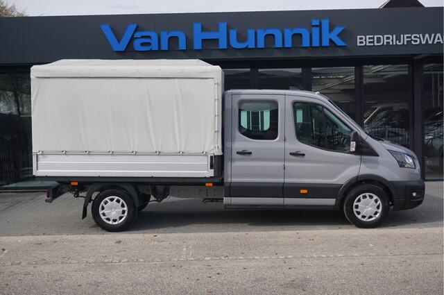 Ford TRANSIT 350L 130PK Doka Open Laadbak L3 BPM VRIJ!! Sync4 Navi, Camera, Adap Cruise, Garantie 2028!! NR. D01*