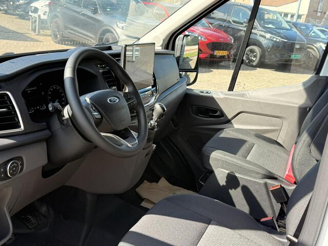 Ford TRANSIT 350 2.0 TDCI L4H3 Trend RWD | 130pk | Navigatiesysteem SYNC4 | Stoelverwarming | Elektrisch inklapbare buitenspiegels | Elektrisch verstelbare bestuurdersstoel | Passagiersairbag | Allweather banden | Laadruimte beschermingspakket | 150 watt/230V aanslui