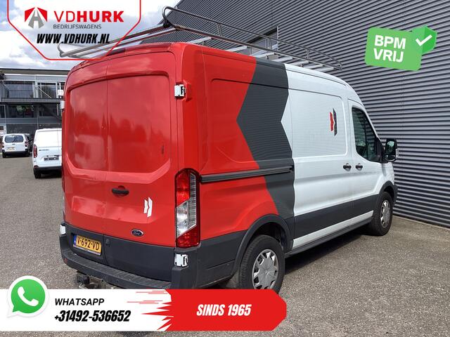 Ford TRANSIT 2.0 TDCI 130 pk L2H2 Trend 2.8t Trekverm./ DB-VV./ Navi/ Camera/ Cruise/ Imperiaal/ Rearstep/ Trekhaak