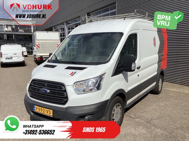 Ford TRANSIT 2.0 TDCI 130 pk L2H2 Trend 2.8t Trekverm./ DB-VV./ Navi/ Camera/ Cruise/ Imperiaal/ Rearstep/ Trekhaak