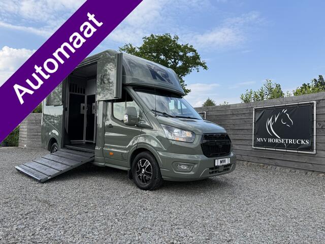 Ford TRANSIT | Horsetruck | KRISMAR | STALLION 3XL | 2024 | HENGST | 39.400KM | AUTOMAAT | 3-SEAT | L3 | SUPERDELUXE | BELGISCH KENTEKEN