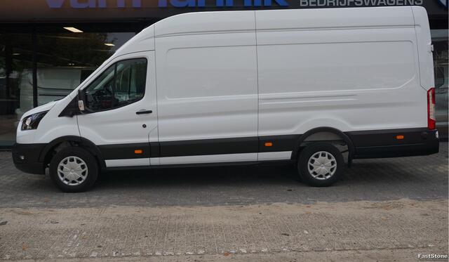 Ford TRANSIT 350L 165PK RWD-10 AUT L4H3 BPM VRIJ!! Navi, Cam, Adap. Cruise, 270° Deur, 3.5T Trekgewicht!! NR. DJ01*