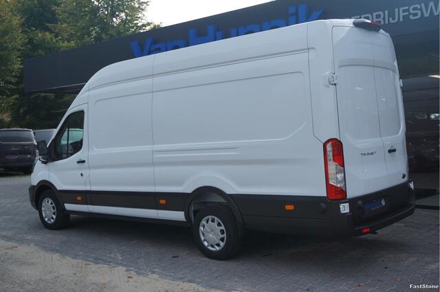 Ford TRANSIT 350L 165PK RWD-10 AUT L4H3 BPM VRIJ!! Navi, Cam, Adap. Cruise, 270° Deur, 3.5T Trekgewicht!! NR. DJ01*