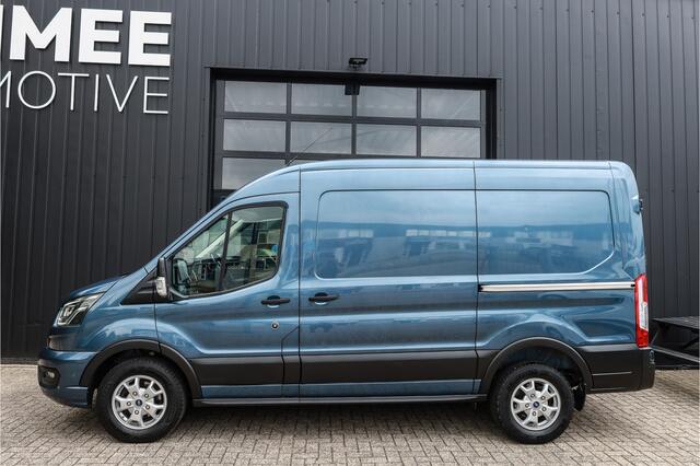 Ford TRANSIT 350 2.0 TDCI L2H2 Limited 2x schuifdeur I 185PK I CAM I NAV I Trekhaak