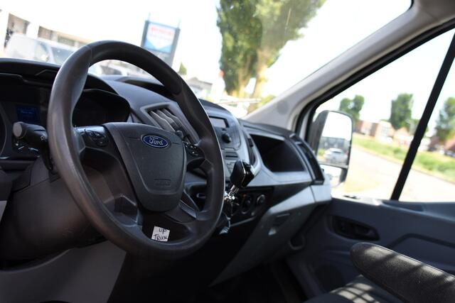 Ford TRANSIT 350 2.0 TDCI L4H1 Openlaadbak Airco, Radio, 130pk, Pick-up, Uniek!