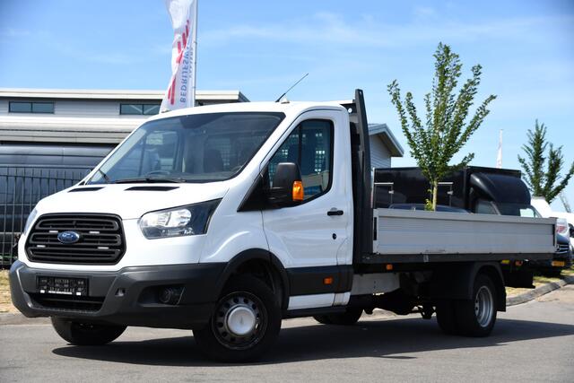 Ford TRANSIT 350 2.0 TDCI L4H1 Openlaadbak Airco, Radio, 130pk, Pick-up, Uniek!