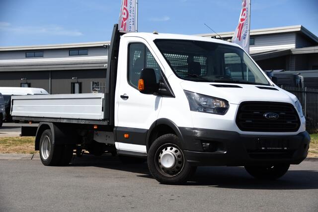 Ford TRANSIT 350 2.0 TDCI L4H1 Openlaadbak Airco, Radio, 130pk, Pick-up, Uniek!