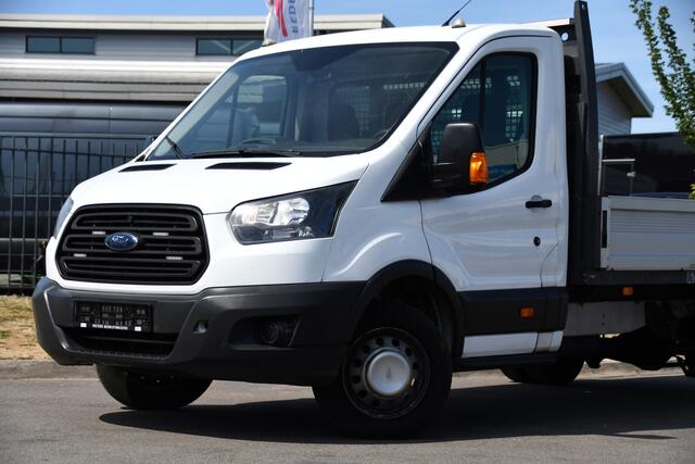 Ford TRANSIT 350 2.0 TDCI L4H1 Openlaadbak Airco, Radio, 130pk, Pick-up, Uniek!