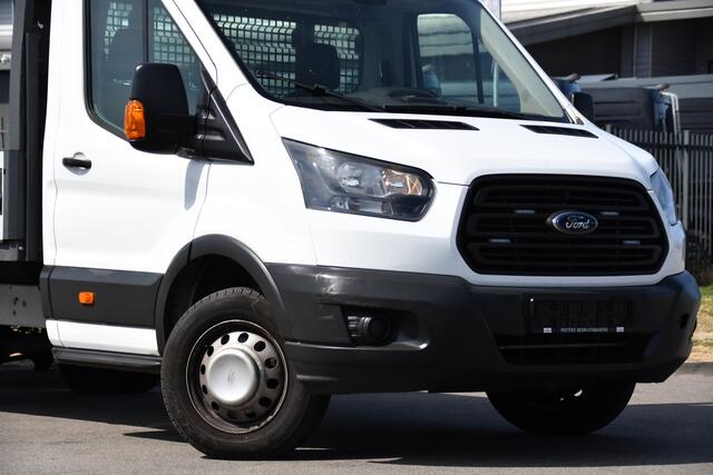 Ford TRANSIT 350 2.0 TDCI L4H1 Openlaadbak Airco, Radio, 130pk, Pick-up, Uniek!