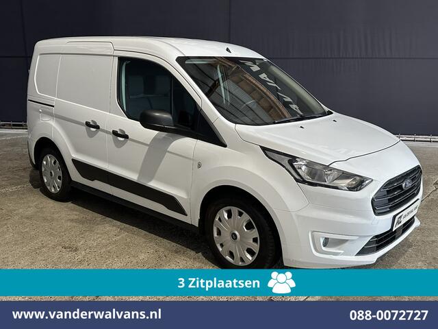Ford TRANSIT CONNECT 1.5 EcoBlue L1H1 Euro6 Airco | 3-Zits | Trekhaak | Parkeersensoren | Verwarmde voorruit Bijrijdersbank