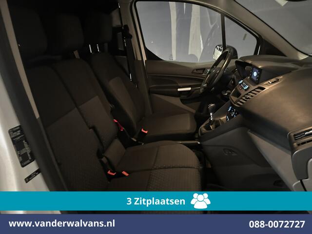Ford TRANSIT CONNECT 1.5 EcoBlue 100pk L2H1 Euro6 Airco | 3-Zits | Cruisecontrol | Stoelverwarming | Verwarmde voorruit Parkeersensoren, Bijrijdersbank