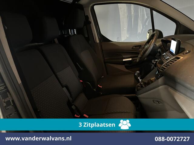 Ford TRANSIT CONNECT 1.5 EcoBlue 100pk L2H1 Euro6 Airco | 3-Zits | Camera | Navigatie | Verwarmde voorruit Parkeersensoren, Bijrijdersbank
