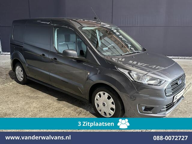 Ford TRANSIT CONNECT 1.5 EcoBlue 100pk L2H1 Euro6 Airco | 3-Zits | Camera | Navigatie | Verwarmde voorruit Parkeersensoren, Bijrijdersbank