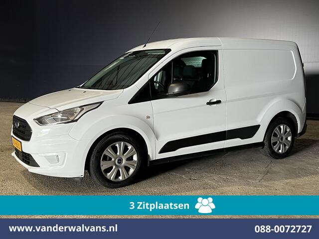 Ford TRANSIT CONNECT 1.5 EcoBlue 100pk L1H1 Euro6 Airco | 3-Zits | Parkeersensoren | Trekhaak Zijdeur, Verwarmde voorruit, Bijrijdersbank