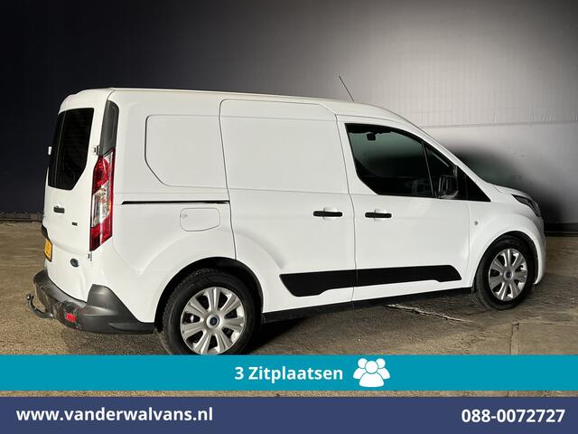 Ford TRANSIT CONNECT 1.5 EcoBlue 100pk L1H1 Euro6 Airco | 3-Zits | Parkeersensoren | Trekhaak Zijdeur, Verwarmde voorruit, Bijrijdersbank