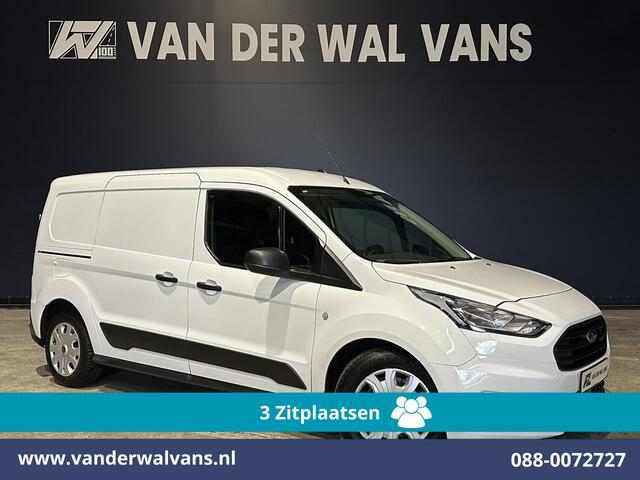 Ford TRANSIT CONNECT 1.5 EcoBlue 120pk L2H1 Euro6 Airco | 3-Zits | Camera | Navigatie | Stoelverwarming | Verwarmde voorruit Parkeersensoren, Bijrijdersbank
